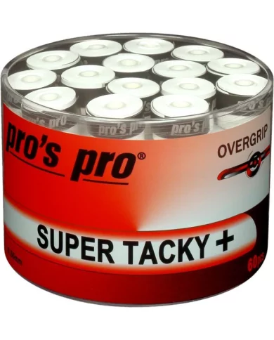 Overgrip Pro'sPro Super Tacky 60pz Blanco 0,50mm
